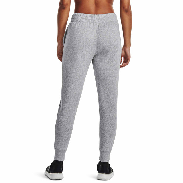 Under Armour UA Rival Fleece Joggers femme - Gris pâle chiné / Blanc