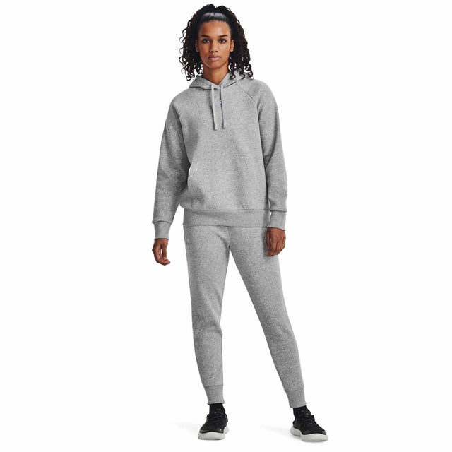 Under Armour UA Rival Fleece Joggers femme - Gris pâle chiné / Blanc