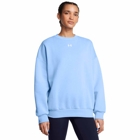 Under Armour UA Rival chandail en molleton surdimensionné à col rond femme