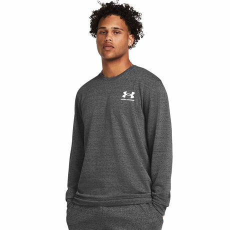 Under Armour UA Rival haut à col rond en tissu bouclette pour homme