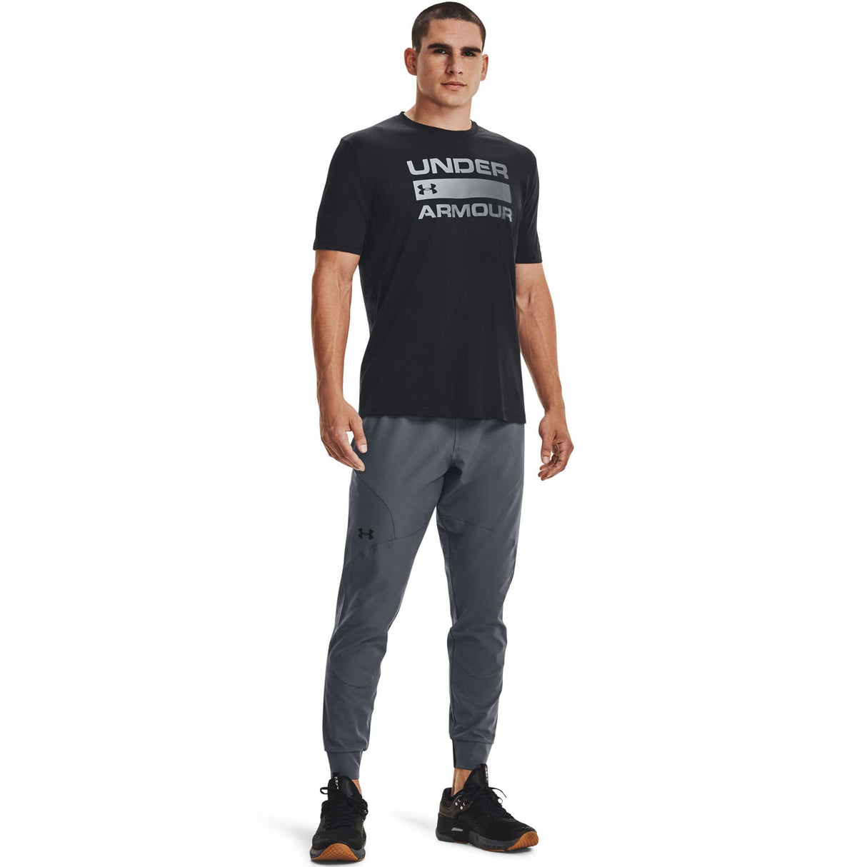 Under Armour UA Team Issue - Haut à manches courtes avec inscription pour homme