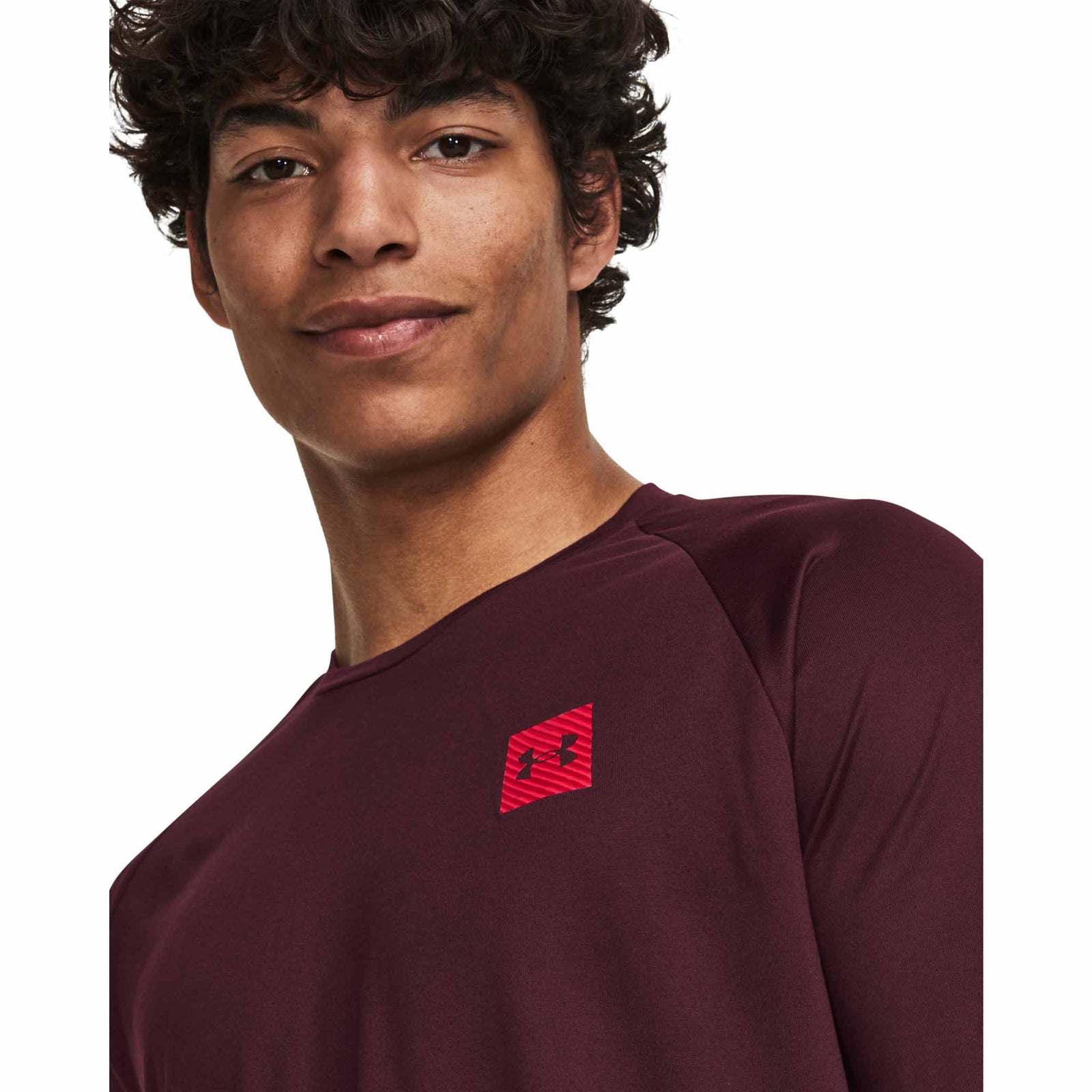 Under Armour UA Tech Print Fill t-shirt sport à manches longues pour homme