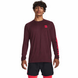 Under Armour UA Tech Print Fill t-shirt sport à manches longues pour homme