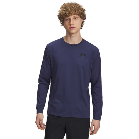 Under Armour UA haut à manches longues avec logo imprimé à gauche pour homme