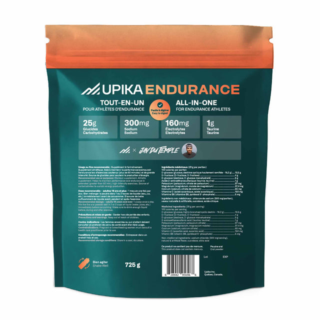 Upika Endurance carburant pour sport d'endurance - 25 portions