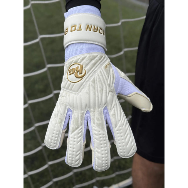 RG Valah 26-27 goalkeeper gloves, white and gold - view 2