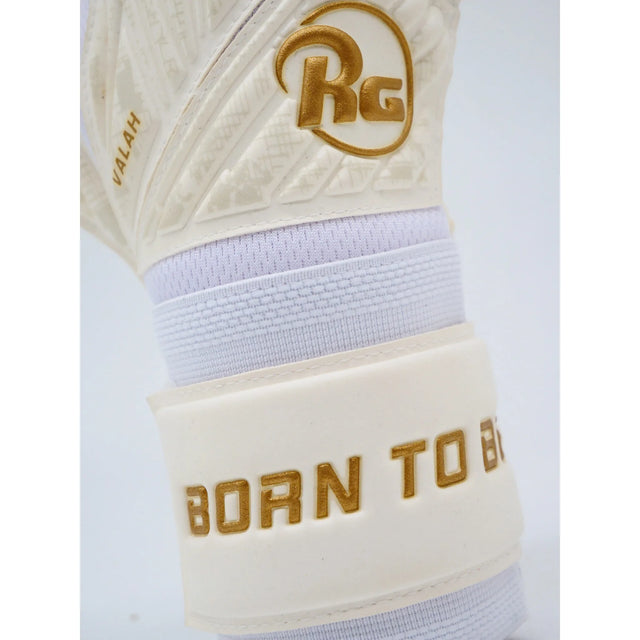 RG Valah 26-27 goalkeeper gloves, white and gold - view 4