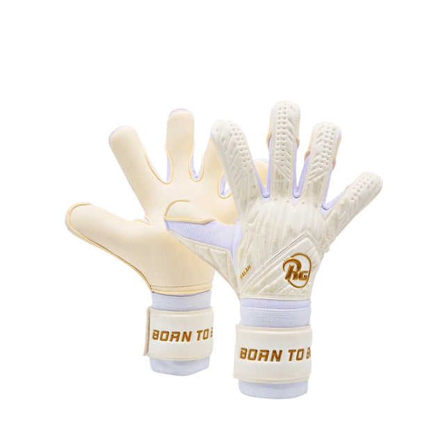 RG Valah 26-27 goalkeeper gloves, white and gold - view 6