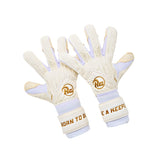 RG Valah 26-27 goalkeeper gloves, white and gold - view 7