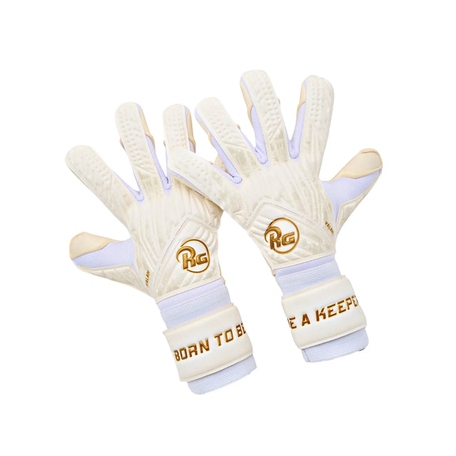 RG Valah 26-27 goalkeeper gloves, white and gold - view 7