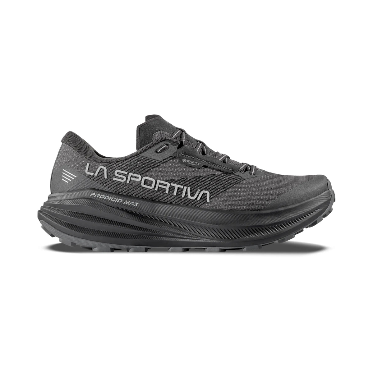 La Sportiva Prodigio Max GTX waterproof max-cushion trail running shoe for men