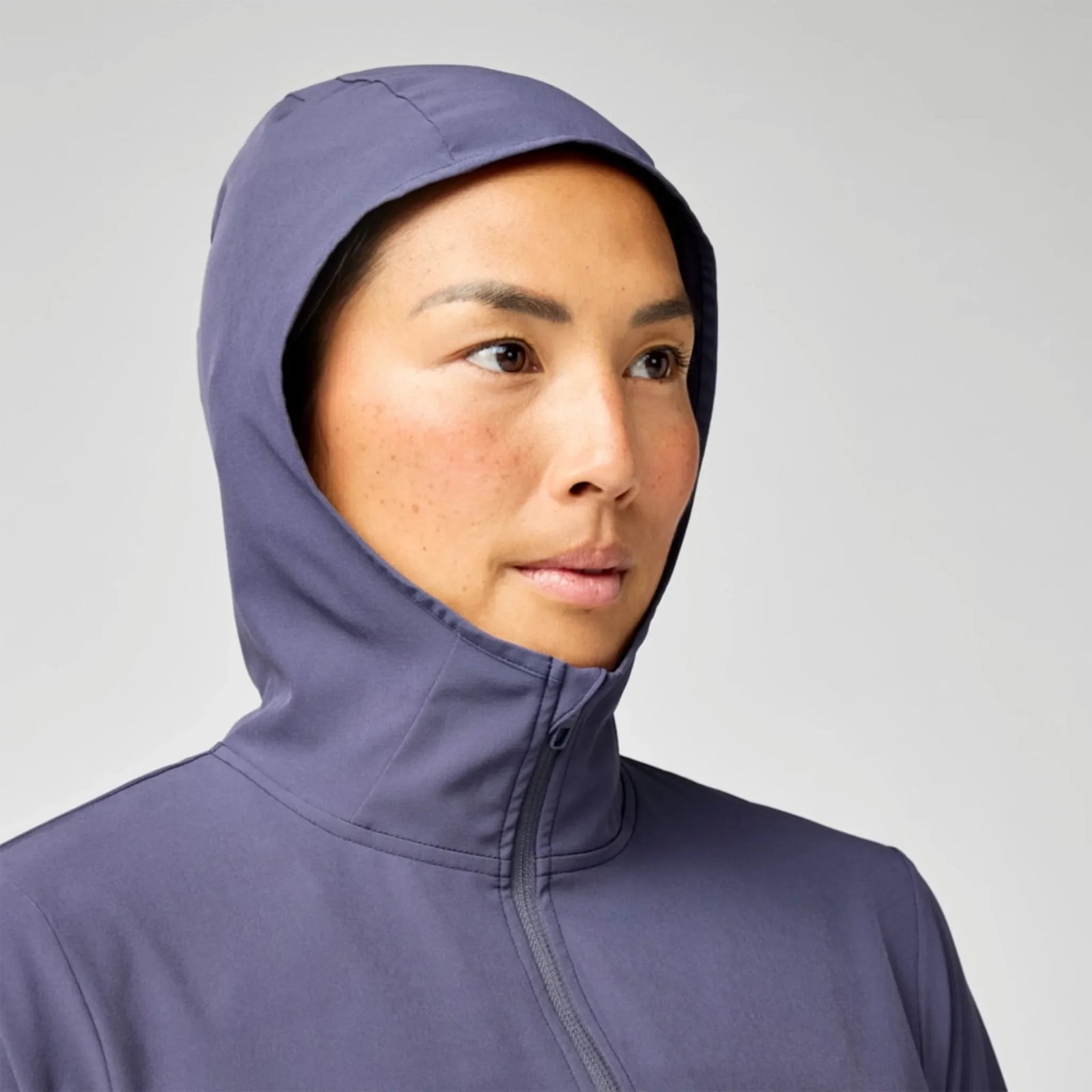 Brooks Canopy Jacket running windbreaker women Nightfall - detail