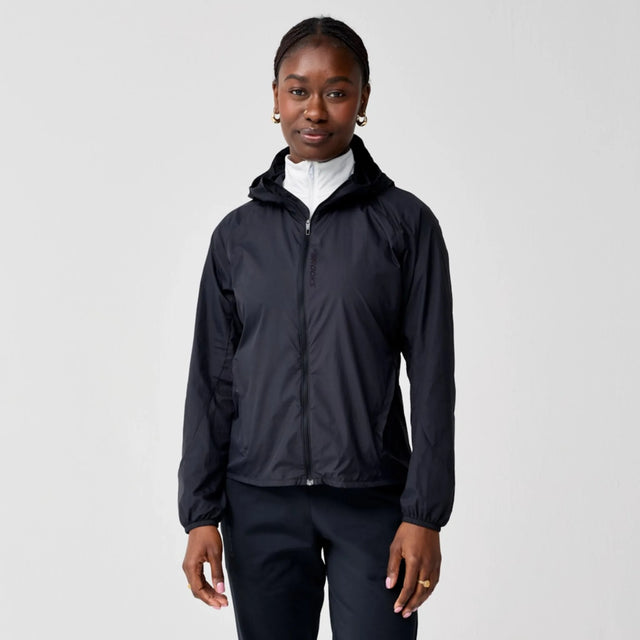 Brooks Canopy Packable Jacket packable windbreaker women Black