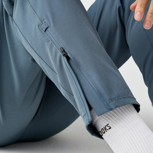 Brooks Canopy Pant pantalon coupe-vent homme Gris ardoise - détail
