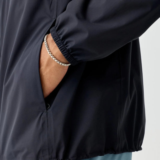 Brooks Canopy Waterproof Jacket veste imperméable homme Noir - détail