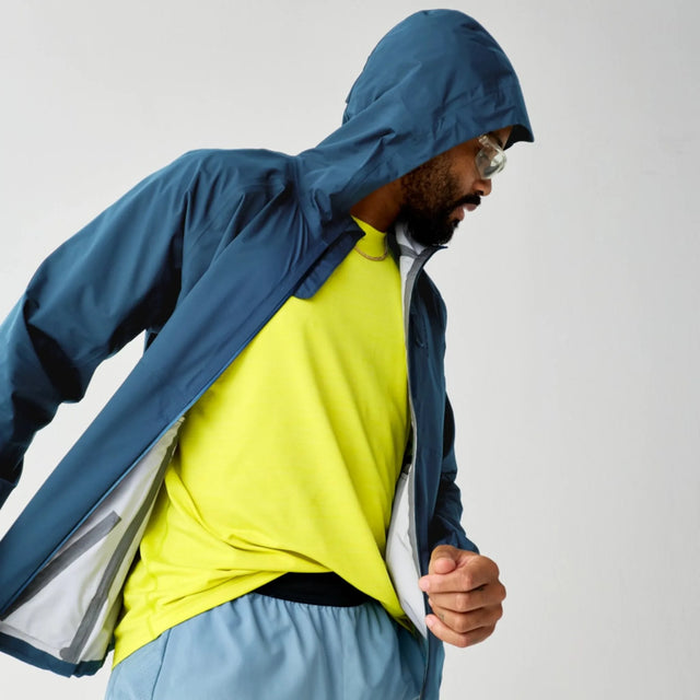 Brooks Canopy Waterproof Jacket veste imperméable homme Indigo
