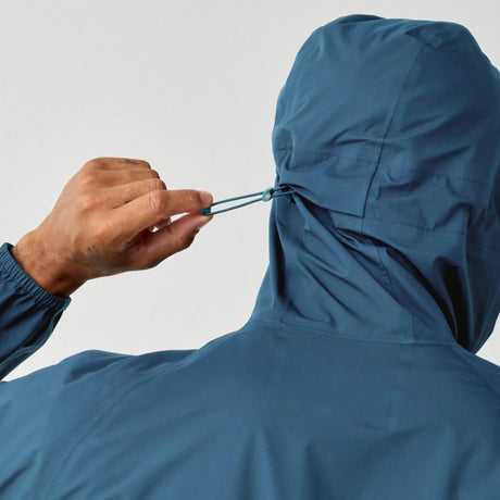Brooks Canopy Waterproof Jacket veste imperméable homme Indigo - détail