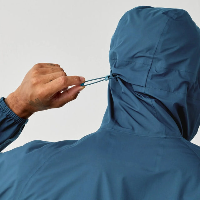 Brooks Canopy Waterproof Jacket veste imperméable homme Indigo - détail