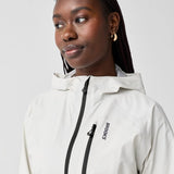 Brooks Canopy Waterproof Jacket women's waterproof jacket Bone - detail