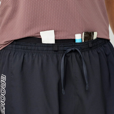 Brooks Cascadia short de trail 2-en-1 5 po pour homme - Noir