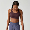 Brooks Chaser Padded Bra soutien-gorge de course à pied - Cocoa