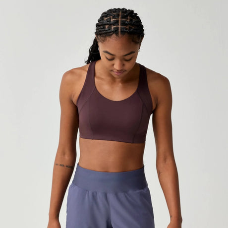 Brooks Chaser Padded Bra soutien-gorge de course à pied - Cocoa