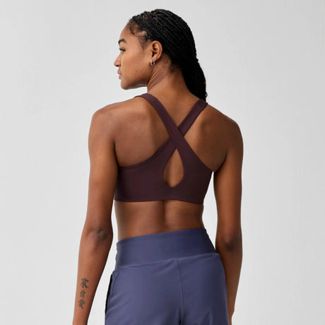 Brooks Chaser Padded Bra soutien-gorge de course à pied - Cocoa