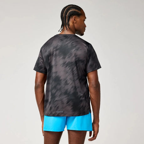 Brooks Dash t-shirt à imprimé à manches courtes pour homme - Metablur Black