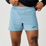 Brooks Journey 5 po short de course à pied pour homme - Blue Haze