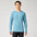Brooks Luxe t-shirt de course à manches longues pour homme - Heather Blue Haze