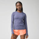 Brooks Luxe chandail de course à manches longues pour femme - Heather Nightfall