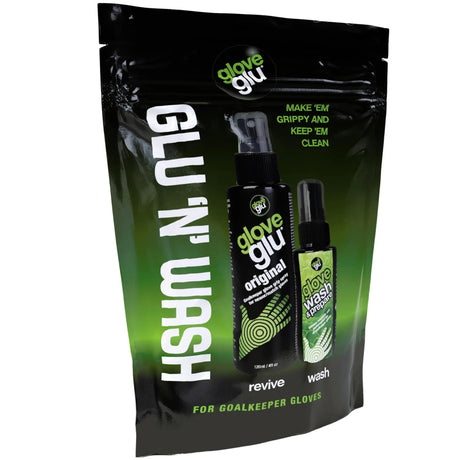 GloveGlu Glu 'n' Wash set, front view