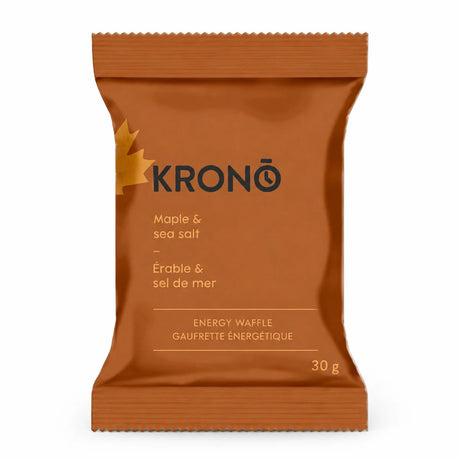 Krono Nutrition gaufrette énergétique Érable & Sel de mer — boîte de 12