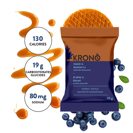 Krono Nutrition gaufrette énergétique Érable & Bleuet — à l'unité