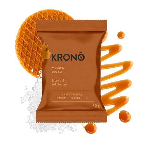 Krono Nutrition gaufrette énergétique Érable & Sel de mer — boîte de 12