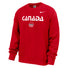 Nike Canada Soccer Club Fleece Crew chandail col rond pour homme - Rouge
