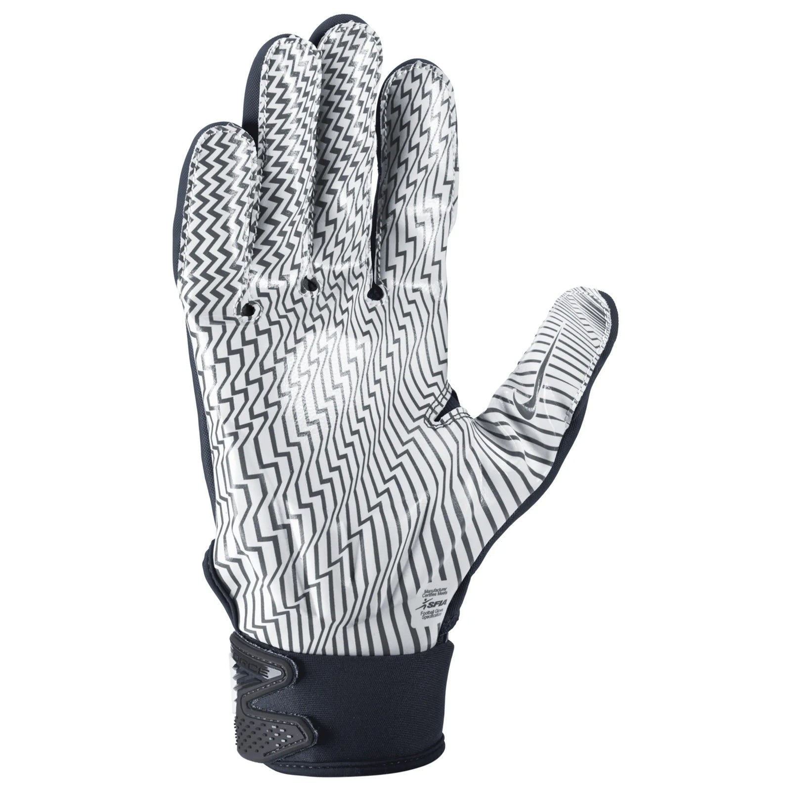 Gant de football Nike D-Tack 7.0 marine, vue 2 | Nike D-Tack 7.0 football glove navy, view 2