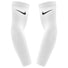 Manchons Nike Dri-FIT blancs