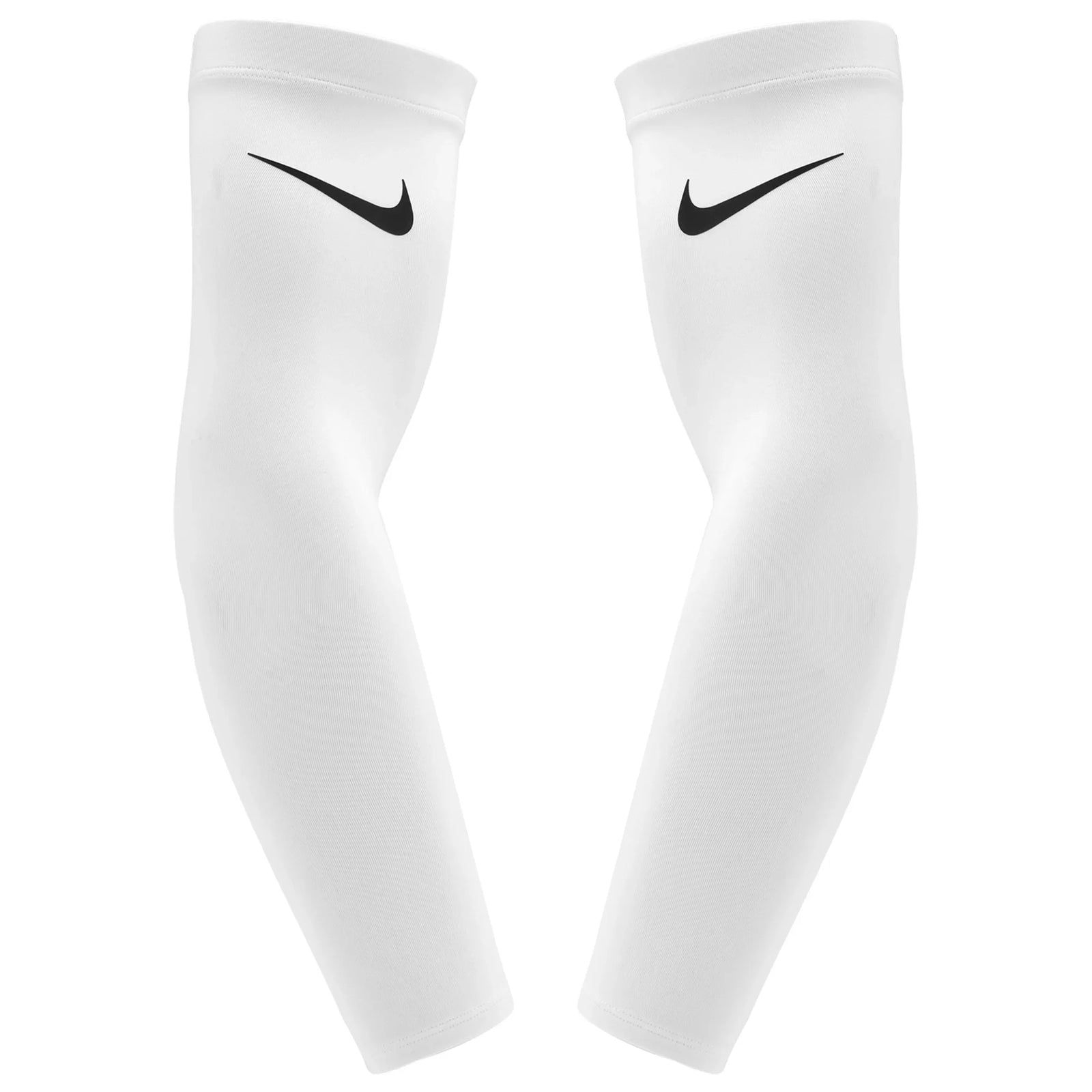 Manchons Nike Dri-FIT blancs