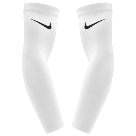 Manchons Nike Dri-FIT blancs