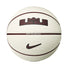 Ballon de basketball Nike Playground 8P 2.0 LeBron James crème et rouge | Nike Playground 8P 2.0 LeBron James basketball sail red