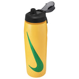 Bouteille d'eau Nike Refuel Locking Lid 24 oz or et noir, vue 4 | Nike Refuel Locking Lid 24 oz water bottle gold black, view 4