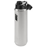 Bouteille Nike SS Recharge Chug 24 oz acier brossé, vue 3 | Nike SS Recharge Chug 24 oz bottle brushed stainless steel, view 3