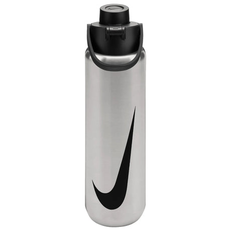 Bouteille Nike SS Recharge Chug 24 oz acier brossé, vue 4 | Nike SS Recharge Chug 24 oz bottle brushed stainless steel, view 4