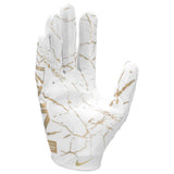 Gant de football Nike Vapor Jet 9.0 FG Energy blanc et or, vue 2 | Nike Vapor Jet 9.0 FG Energy football glove white gold, view 2