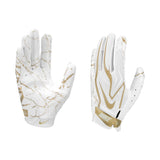Gant de football Nike Vapor Jet 9.0 FG Energy blanc et or, vue 3 | Nike Vapor Jet 9.0 FG Energy football glove white gold, view 3