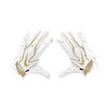 Gant de football Nike Vapor Jet 9.0 FG Energy blanc et or, vue 4 | Nike Vapor Jet 9.0 FG Energy football glove white gold, view 4