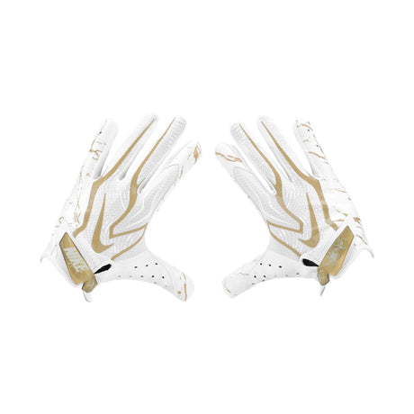 Gant de football Nike Vapor Jet 9.0 FG Energy blanc et or, vue 4 | Nike Vapor Jet 9.0 FG Energy football glove white gold, view 4