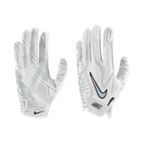 Gant de football Nike Vapor Jet 9.0 FG Energy blanc et platine, vue 3 | Nike Vapor Jet 9.0 FG Energy football glove white platinum, view 3