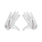 Gant de football Nike Vapor Jet 9.0 FG Energy blanc et platine, vue 4 | Nike Vapor Jet 9.0 FG Energy football glove white platinum, view 4